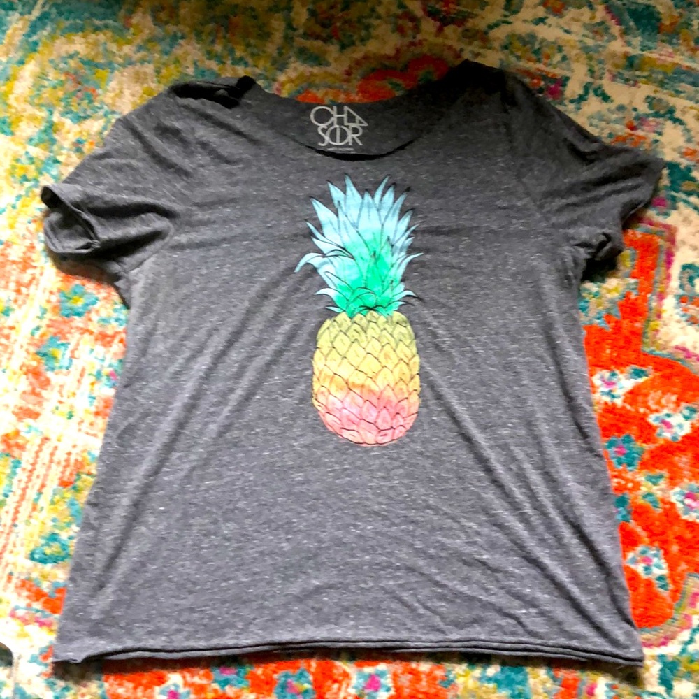 Chaser Brand Pineapple T shirt